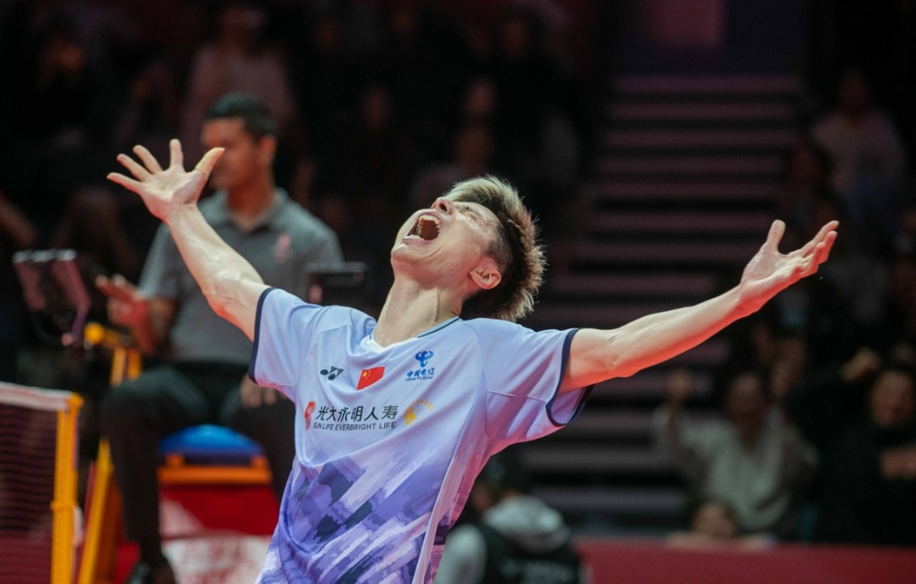 中国队逆转韩国队，石宇奇刷新纪录