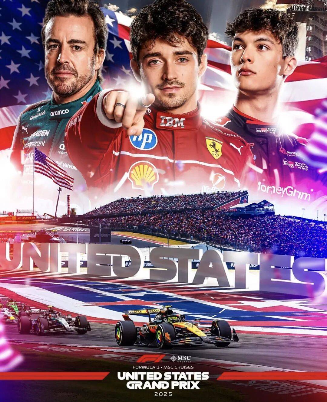 阿斯顿马丁鏖战哈斯车队，阿隆索统治全场